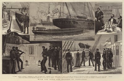 Med hertugen og hertuginden af Connaught af Joseph Nash